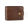 Crazy Horse Pattern Multi-bit Leather Card Bag Anti-magnetic RFID Men Wallet - Image 2