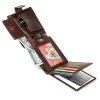 Crazy Horse Pattern Multi-bit Leather Card Bag Anti-magnetic RFID Men Wallet - Image 6