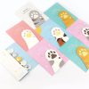 2 PCS Cat Claw Stickers Heterologous Bookmarks Cat Stickers (Yellow) - Image 2