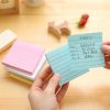 5 PCS Simple Kraft Paper Horizontal Line Small Note Book Square Message Note N Times Post It (Blue) - Image 7