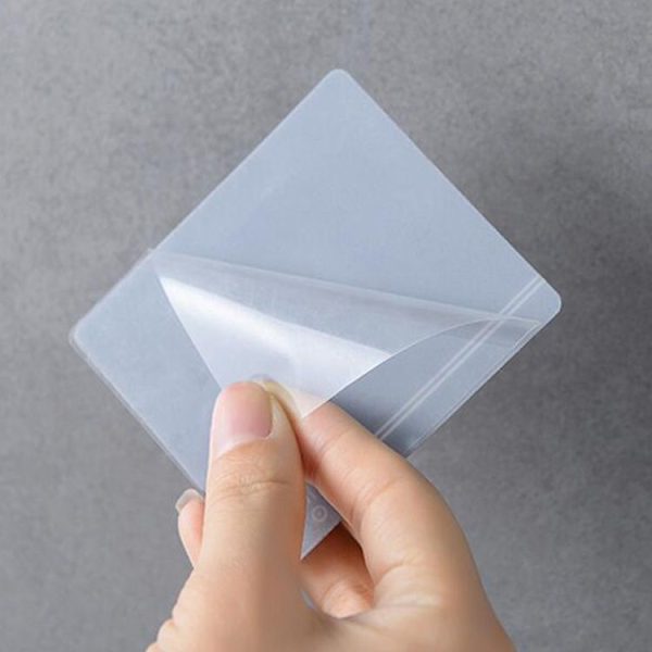 2521 Creative Bathroom Absorbent Sponge Soap Box Free Punching Wall Hanging Drain Soap Rack (Transparent Black) - Image 7