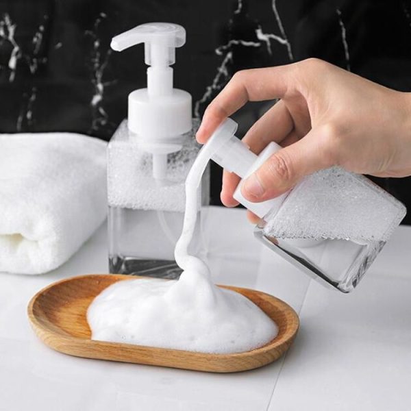 Mousse Foaming Bottle Pressing Facial Cleanser Bubbler Sub-bottle, Capacity: 400ML - Image 7
