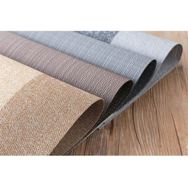 1796 Simple PVC Non-slip Insulation Table Mat Disposable Green Dishes Western Table Mat, Size: 30 x 45cm (Vertical Bar Coffee) - Image 6
