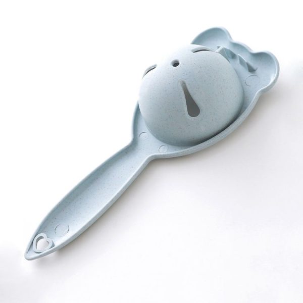 3 PCS 2260 Bear Ears Shape Kitchen Baking Wheat Straw Egg Yolk Egg White Separation Tool Filter Separator (Pink) - Image 3