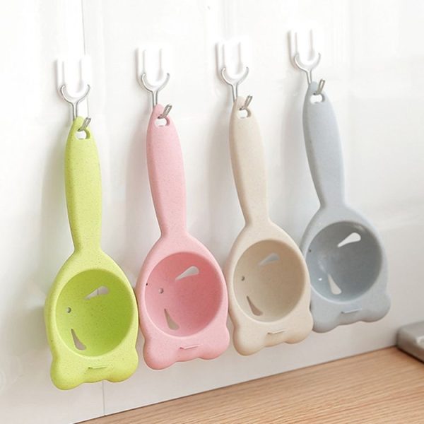 3 PCS 2260 Bear Ears Shape Kitchen Baking Wheat Straw Egg Yolk Egg White Separation Tool Filter Separator (Pink) - Image 6