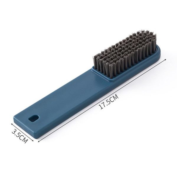 Household Plastic Handle Clothes Cleaner Shoes Scrubbing Cleaning Brushwith Hanging Hole (Blue) - Image 2