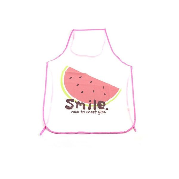 2 PCS Fruit Pattern Oilproof Translucent Waterproof Apron (Watermelon) - Image 2
