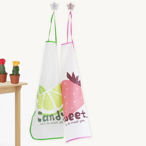 2 PCS Fruit Pattern Oilproof Translucent Waterproof Apron (Watermelon) - Image 4