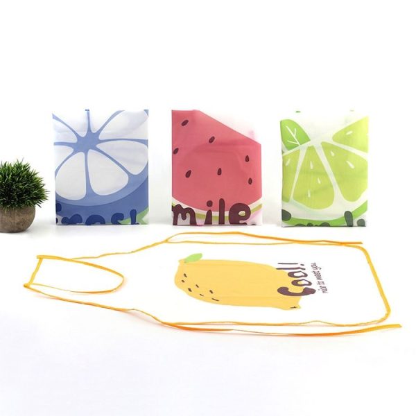 2 PCS Fruit Pattern Oilproof Translucent Waterproof Apron (Watermelon) - Image 6