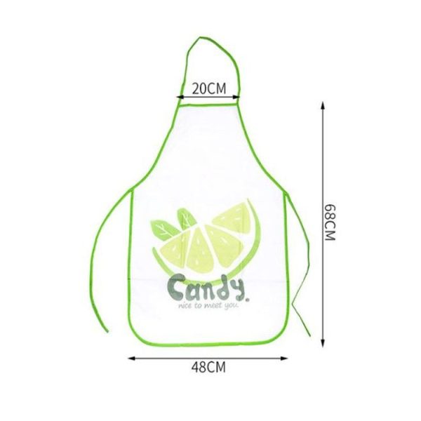 2 PCS Fruit Pattern Oilproof Translucent Waterproof Apron (Watermelon) - Image 7
