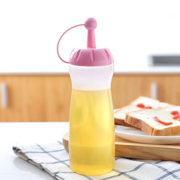 Rotating Cap Sauce Bottle Pot Sauce Jar Random Color Delivery - Image 4
