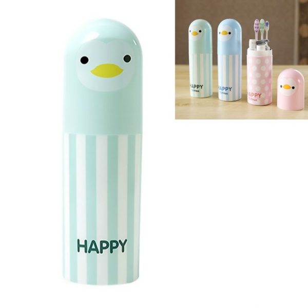 Travel Creative Mouth Cup Wash Cup Portable Plastic Outdoor Travel Goods Travel Couples Toothbrush Cup (Green)