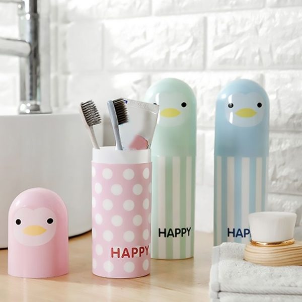 Travel Creative Mouth Cup Wash Cup Portable Plastic Outdoor Travel Goods Travel Couples Toothbrush Cup (Green) - Image 6