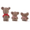 Creative Bear Cute Face Towel Absorbent Lint Soft Wash Coral Fleece Gift Towel, Size: 30x30cm (White) - Image 7