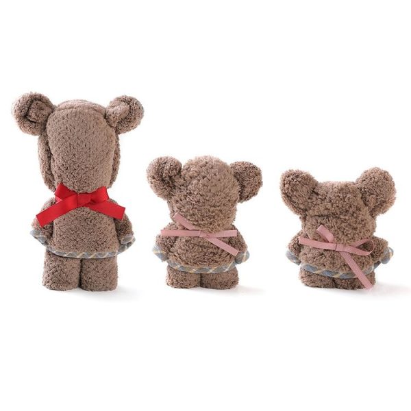 Creative Bear Cute Face Towel Absorbent Lint Soft Wash Coral Fleece Gift Towel, Size: 30x80cm (Pink) - Image 6
