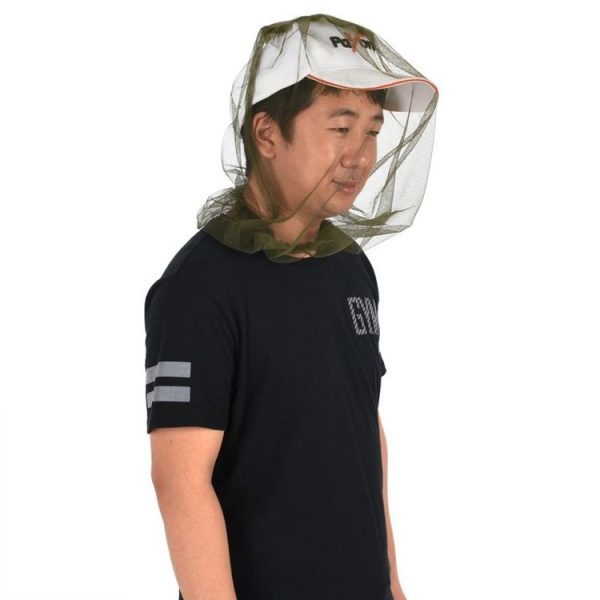 Anti-mosquito Bee Insect Net Hat Head Face Protection Net Cover Travel Camping Protector - Image 2