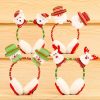 Women Men Christmas Earmuffs Head Hoop Cute Cartoon Decoration for For Winter (Little Bear) - Image 3