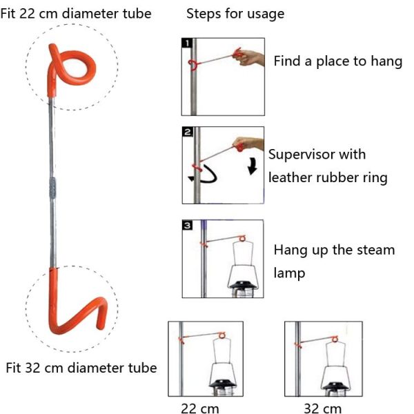 3 PCS Outdoor Camping S-type Multifunctional Hook Metal Two-way Hanging Hook For Camping Tent Light Hanging Steam Light - Image 3
