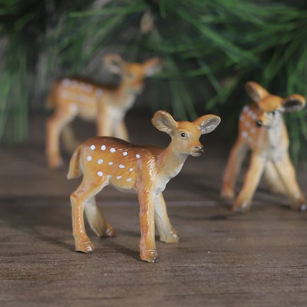 Deer Animal Resin Ornaments Creative Home Christmas Gift Decorations - Image 2