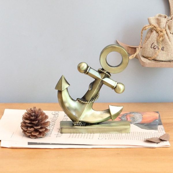 Retro Wrought Iron Anchor Model Ornaments Creative Counter Display Decoration Furnishings - Image 5