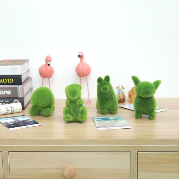 Simulation Artificial Grass Animal Ornaments (Rabbit) - Image 5