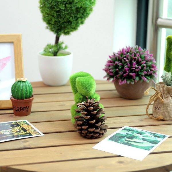 Simulation Artificial Grass Animal Ornaments (Rabbit) - Image 7
