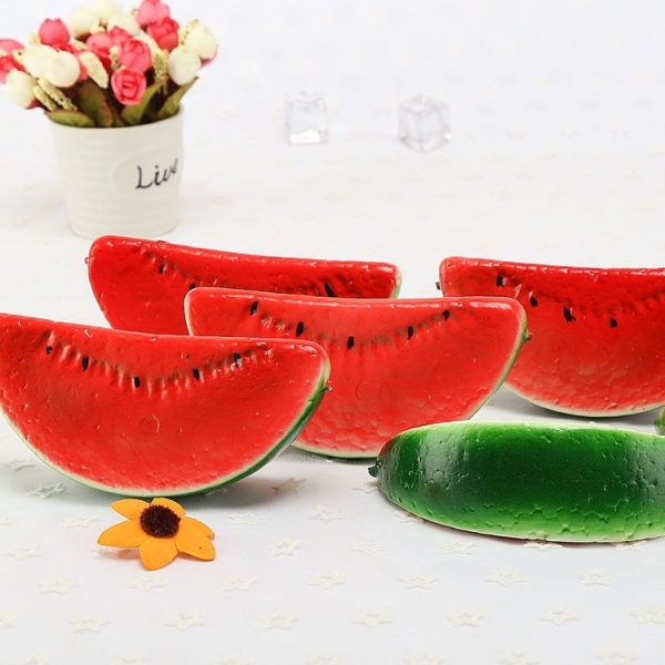 Simulation Watermelon Slice Fruit Model Photography Props Home Decoration Window Display - Image 3