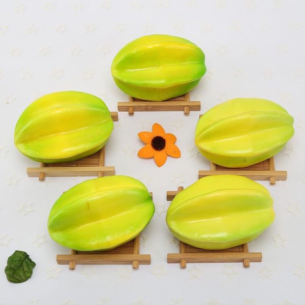 Simulation Carambola Foam Model Photography Props Home Decoration Window Display - Image 3