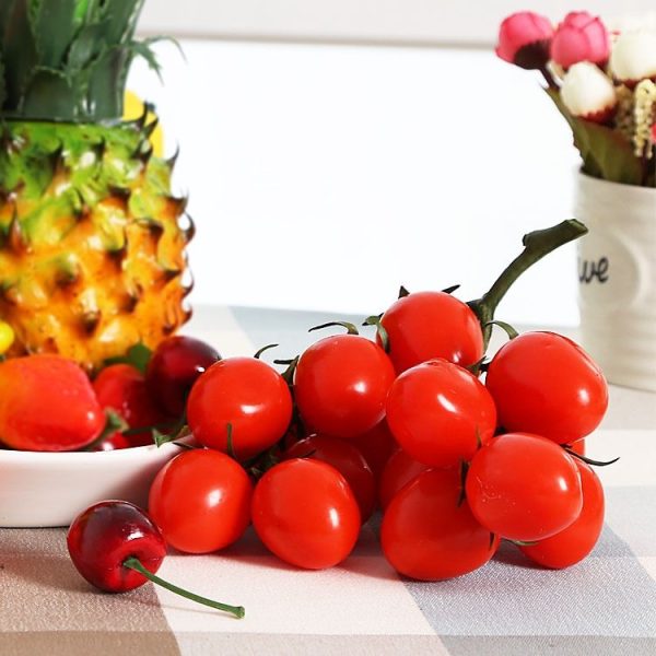Simulation Saint Fruit Fake Fruit Model Ornaments Photography Props Hotel Home Decoration Window Display (Red) - Image 3