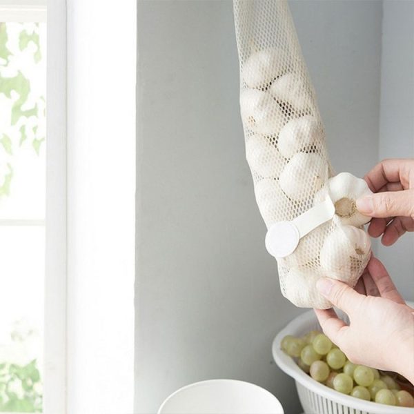 Creative Portable Hanging Fruit and Vegetable Multi-function Hollow Breathable Hanging Bag - Image 5