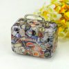 Retro Suitcase Shape Candy Storage Box Wedding Supplies Household Iron Box (Vintage Seal -12)