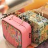 Retro Suitcase Shape Candy Storage Box Wedding Supplies Household Iron Box (Vintage Seal -12) - Image 5