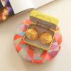 Retro Suitcase Shape Candy Storage Box Wedding Supplies Household Iron Box (Vintage Seal -12) - Image 6