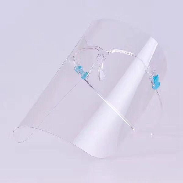 Anti-Saliva Splash Anti-Spitting Anti-Fog Anti-Oil Transparent Face Mask Face Shield (Transparent) - Image 2