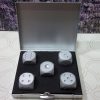 Silver Digital Aluminum Alloy Metal Tweezers Set Table Games (Square Dice) - Image 2