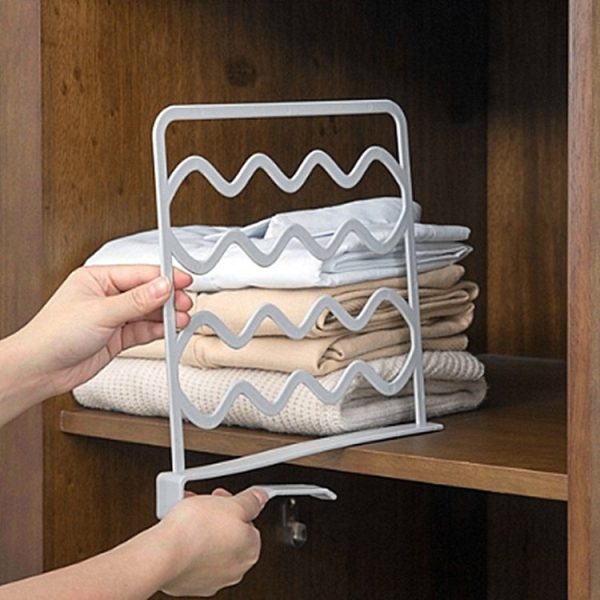 2 PCS Closet Wardrobe Storage Box Separate Board Shelf (White) - Image 3