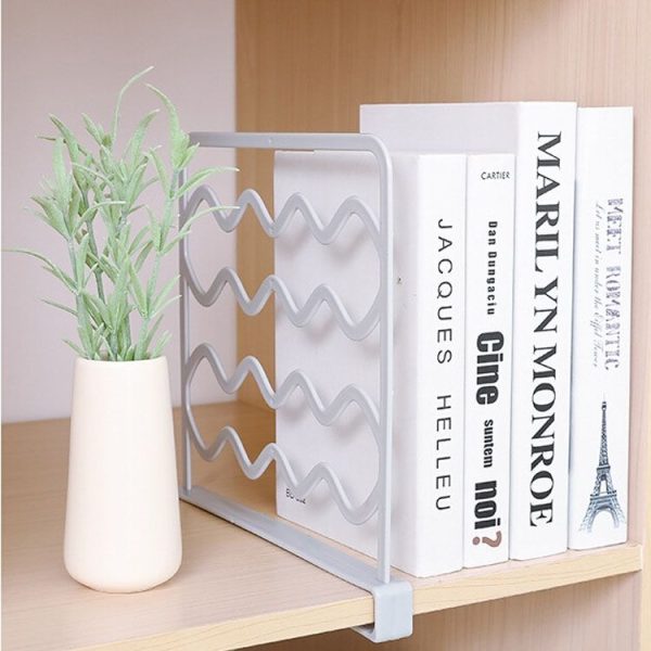 2 PCS Closet Wardrobe Storage Box Separate Board Shelf (White) - Image 7