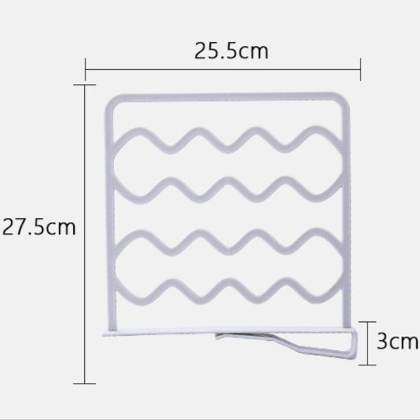 2 PCS Closet Wardrobe Storage Box Separate Board Shelf (White) - Image 9