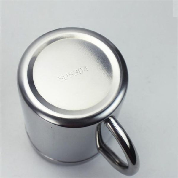 304 Stainless Steel Double Insulation Coffee Drink Milk Water Mugs Durable Drinking Cup with Lid 280ml - Image 5