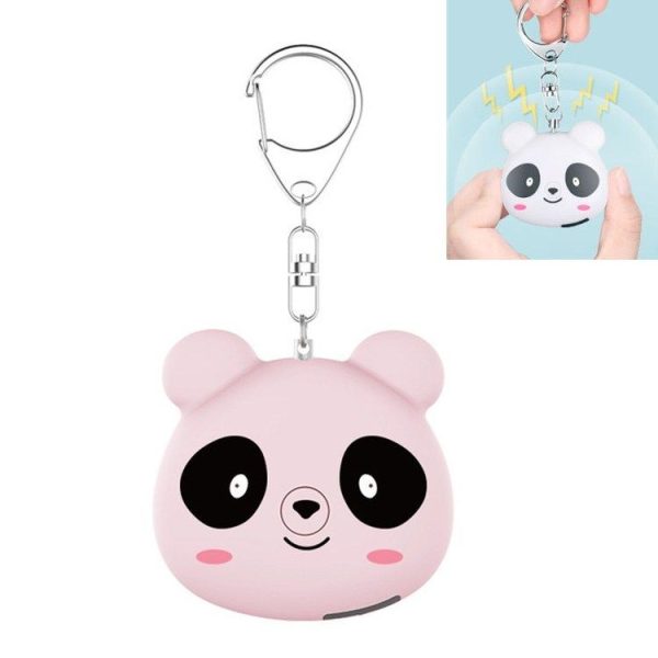 130dB Intelligent Anti-wolf Alarm Personal Anti-wolf Device Female Safety Protection (Pink)