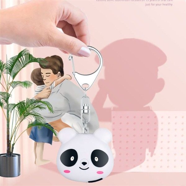 130dB Intelligent Anti-wolf Alarm Personal Anti-wolf Device Female Safety Protection (Pink) - Image 3