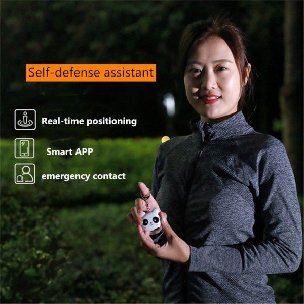 130dB Intelligent Anti-wolf Alarm Personal Anti-wolf Device Female Safety Protection (Pink) - Image 6