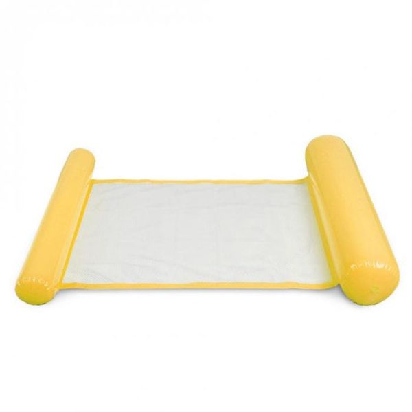 Foldable Double-purpose Backrest Float Hammock with Net, Size: 120 x 75cm (Yellow) - Image 2