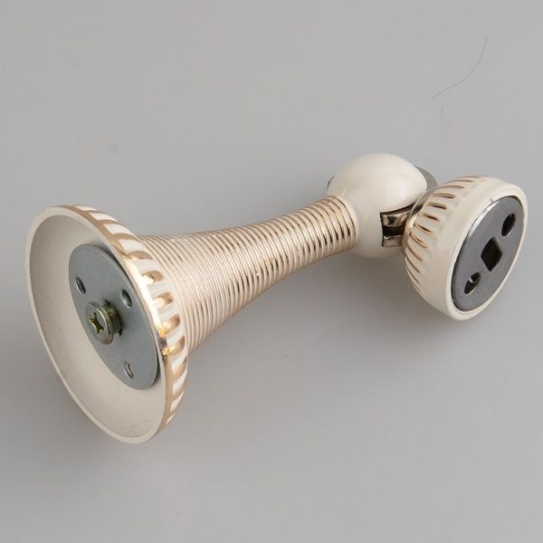 Lvory White Strong Magnetic Force Stainless Steel Door Stopper Ground Suction Wall Suction Blocking Holder - Image 2