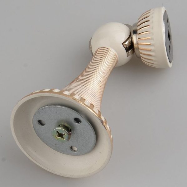 Lvory White Strong Magnetic Force Stainless Steel Door Stopper Ground Suction Wall Suction Blocking Holder - Image 5