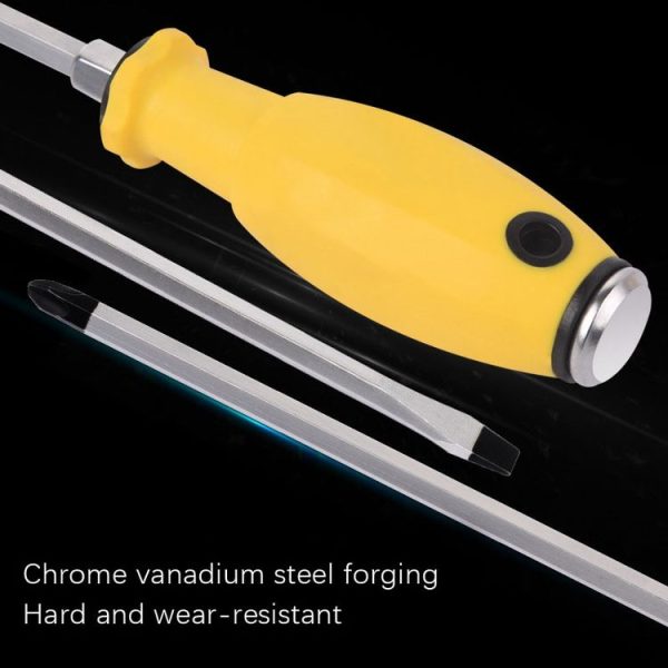 Chrome Vanadium Steel Percussion Screwdriver, Specification: 6.3x200mm 4inch Phillips - Image 3