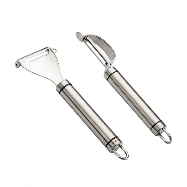 Stainless Steel Peeler Fruit Knife Planer Multi-function Kitchen Scraper Potato Peeling Knife (Triangular Planer) - Image 7