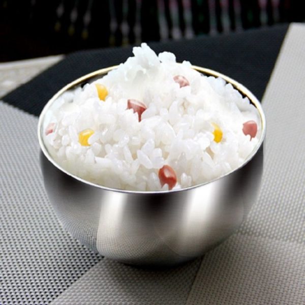 Stainless Steel Double-layer Vacuum Insulation Anti-scalding Bowl, Diameter: 11.5cm - Image 5
