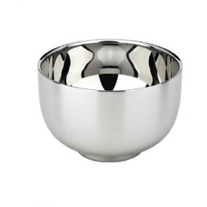 Stainless Steel Double-layer Vacuum Insulation Anti-scalding Bowl, Diameter: 13cm