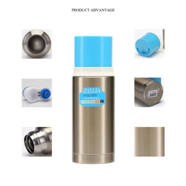 Portable Car Student Child Business Tea Insulation Cold Stainless Steel Vacuum Flask, Capacity: 300-400ml - Image 4